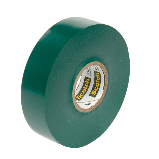 Scotch 35-GREEN-3/4; 70006934338 Electrical Tape (Green, PVC, 66ft x 3/4in)