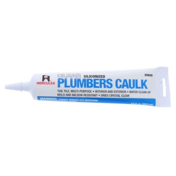 Hercules 25620 Caulk (Clear, 5.5oz)