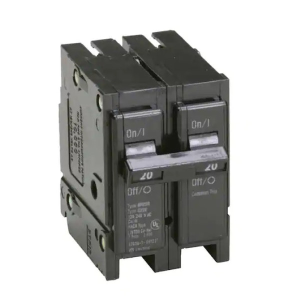 Cutler-Hammer BR220 Circuit Breaker (120/240v, 20A, 2P)