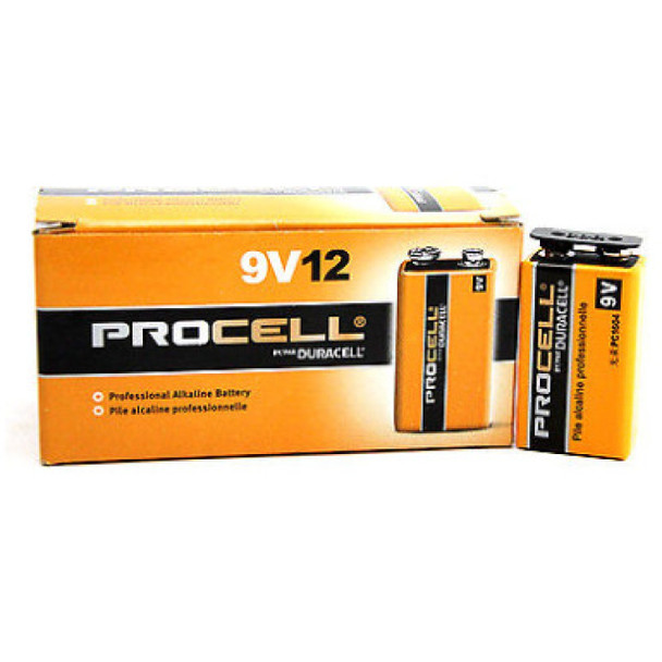 Duracell PC1604 Battery (Alkaline, 9V) [12 Count]