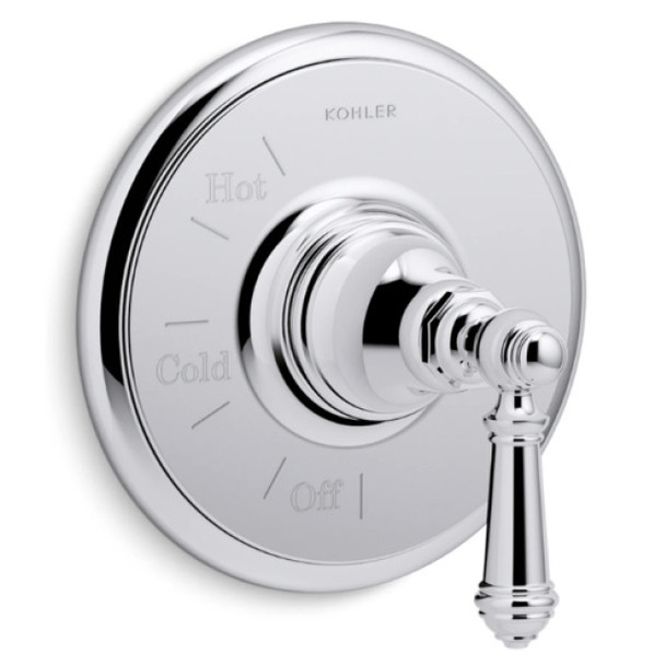 Kohler K-TS72767-4-CP Pressure Balance Trim (Metal, Polished Chrome)