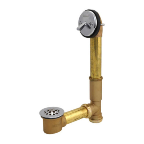 Gerber G0041818 Bath Drain (Brass, Chrome Plated)