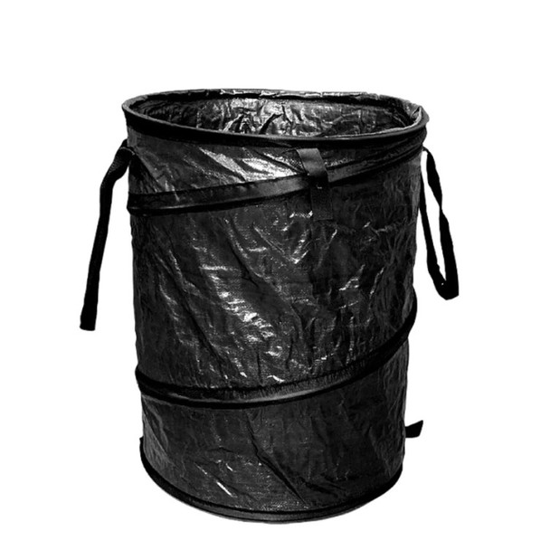 Rack-A-Tiers 51000 Garbage Can (Black, Polyfiber)