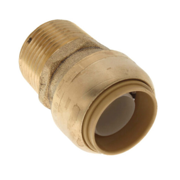 SharkBite U134LF Adapter (Brass, 3/4in, Lead Free, 200PSI, 200°F)