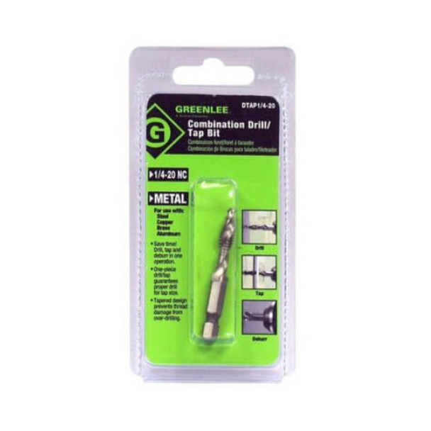 Greenlee DTAP1/4-20 Drill Tap Bit (1/4in, 5.6in)