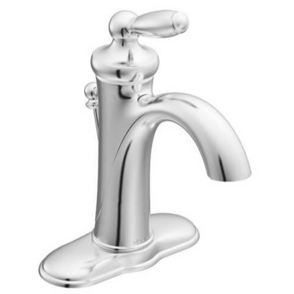 Moen 6600 Bathroom Faucet (Metal, Chrome, 1.2GPM)