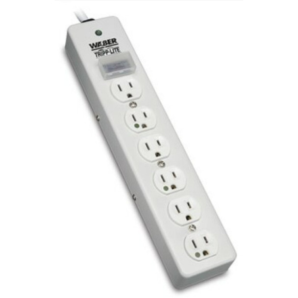 Tripp Lite SPS606HGRA Power Strip (White, 6ft)