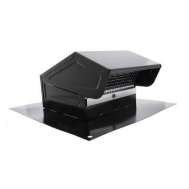 Broan-NuTone 636 Roof Cap (Black, 3, 4in)
