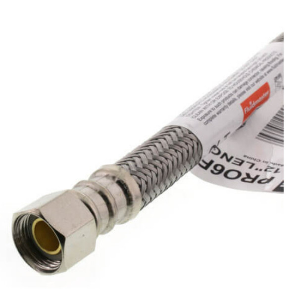 Fluidmaster PRO6F12 Faucet Connector (Lead Free, 3/8 x 3/8in)