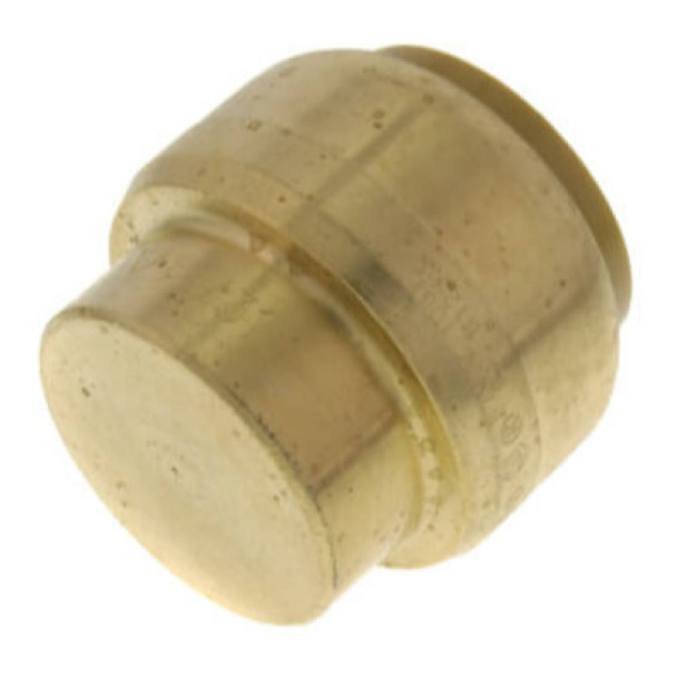 SharkBite U518LF End Stop (Brass, 3/4in, Lead Free, 200PSI, 200°F)