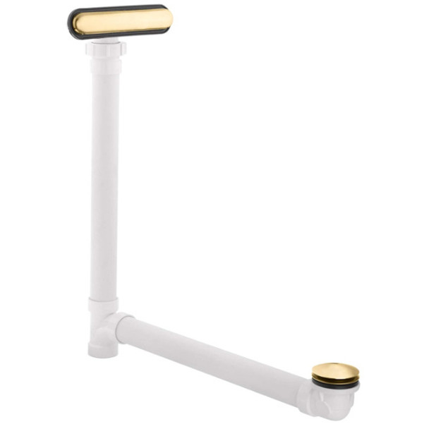 Kohler K-7272-2MB Bath Drain (Brass, Polyvinyl Chloride, Vibrant Brushed Moderne Brass)