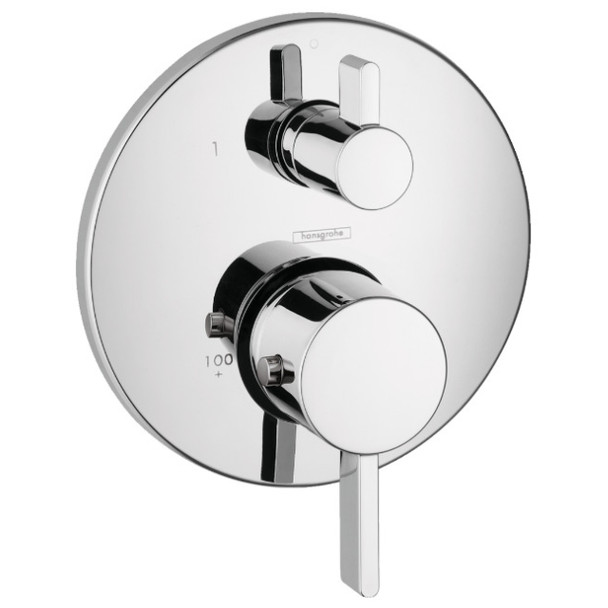 Hansgrohe 04231000 Thermostatic Valve Trim (Brass, Chrome)