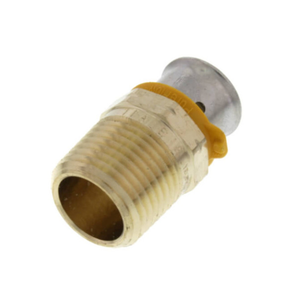 Viega 90521; 2811ZL Adapter (Bronze, 1/2 x 1/2in, Lead Free, 100PSI)