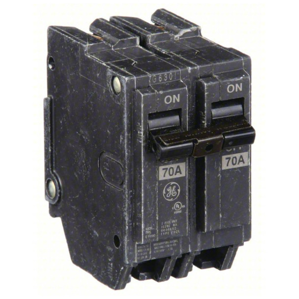 General Electric THQL2170 Circuit Breaker (120/240VAC, 70A, 2P)