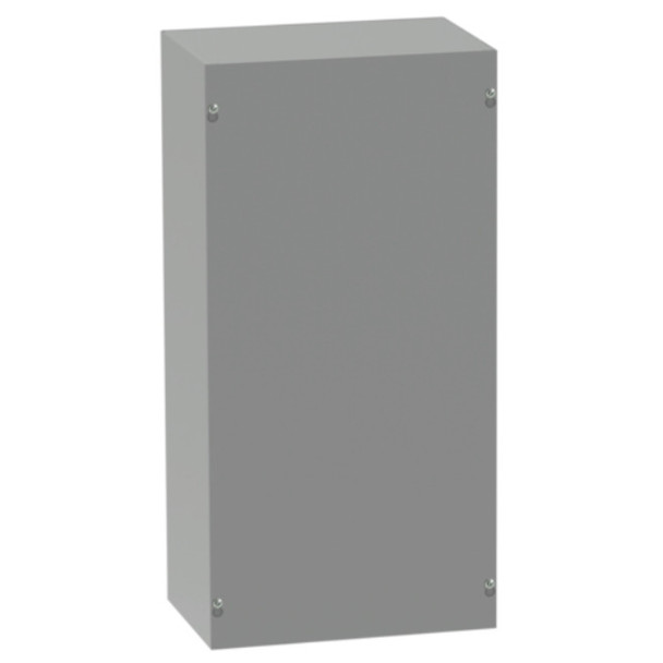 Hoffman Enclosures ASE6X6X6NK Enclosure (Gray, Mild Steel, 3.8lbs, 6 x 6 x 6in)