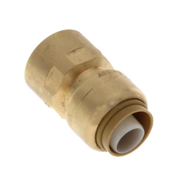 SharkBite U072LF Adapter (Brass, Brass, 0.5in, Lead Free, 200PSI)