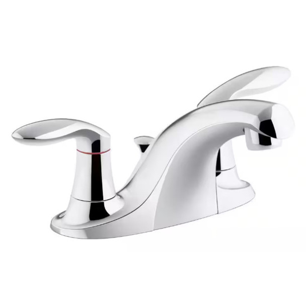 Kohler K-P15241-4RA-CP Bathroom Faucet (Metal, Polished Chrome, 1.2GPM)