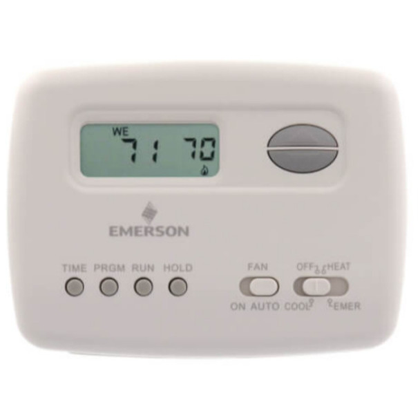White-Rodgers 1F72-151; 01F72 151S1 Thermostat (White, 24v, 45 to 90°F)
