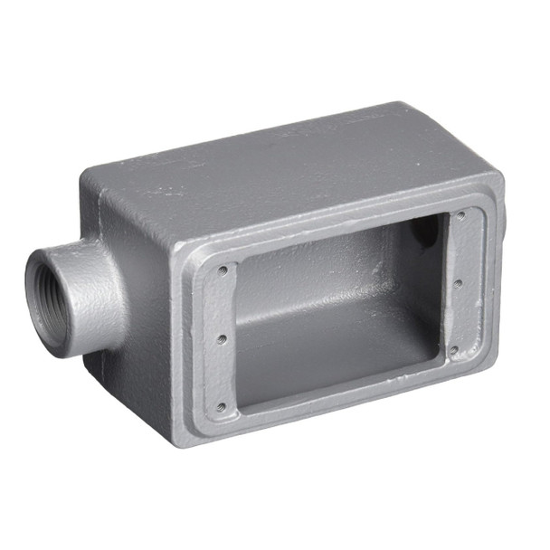 Appleton FDC-1-75 Electrical Box (Gray, Malleable Iron, 3/4in)