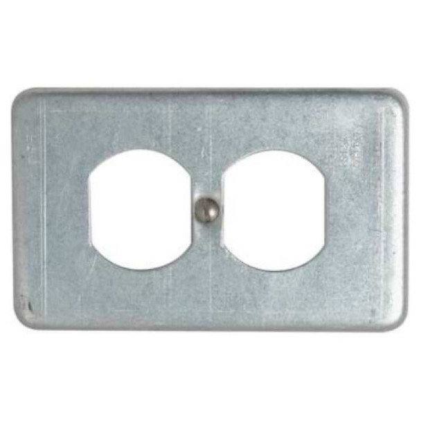 Appleton FSK-1DR Wall Plate (Gray, Steel, Gangs: 1)