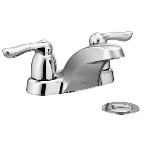 Moen 4925 Bathroom Faucet (Metal, Chrome, 1.2GPM)