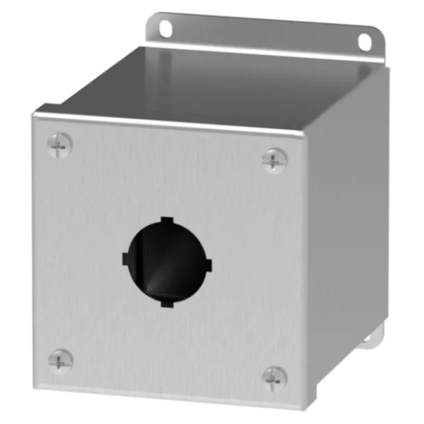 Hoffman Enclosures E1PBXSS Enclosure (Unpainted, Stainless Steel 304, 2.5lbs, 4 x 4 x 4.75in)