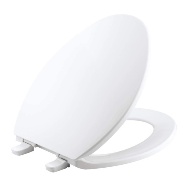 Kohler K-4774-0 Toilet Seat (White, Plastic, Elongated)