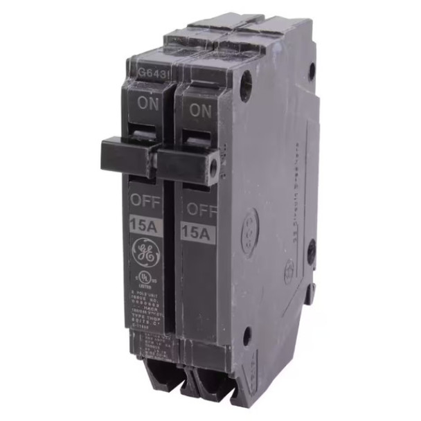 General Electric THQP215 Circuit Breaker (240v, 15A, 2P)