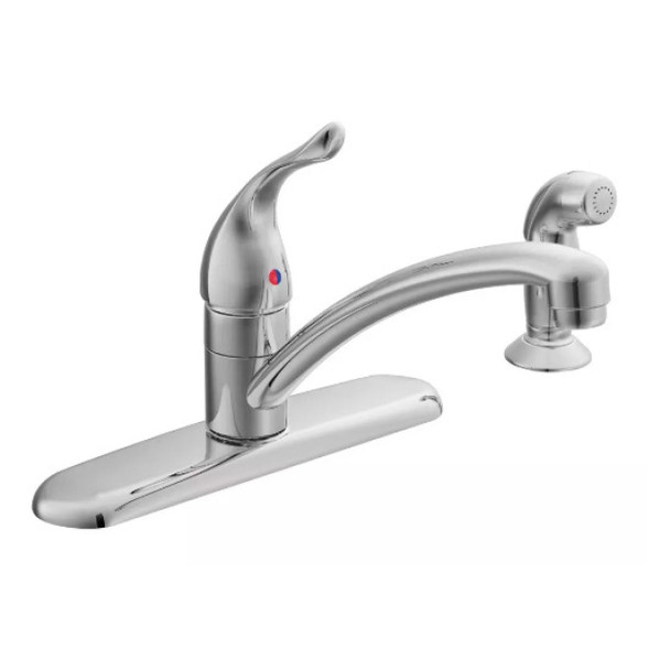 Moen 7430 Kitchen Faucet (Metal, Chrome, 1.5GPM)