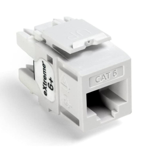 Leviton 61110-BW6 Connector  (White, Plastic, 0.89 x 0.64 x 1.21in) [25 Count]