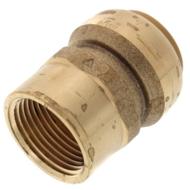 SharkBite U094LF Adapter (Brass, 1in, Lead Free, 200PSI, 200°F)