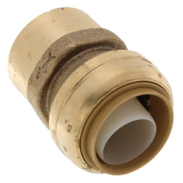 SharkBite U094LF Adapter (Brass, 1in, Lead Free, 200PSI, 200°F)