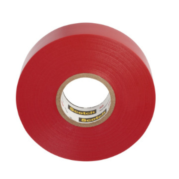 Scotch 35-3/4X66FT-RD; 7000006094 Electrical Tape (Red, PVC, 66ft x 3/4in)