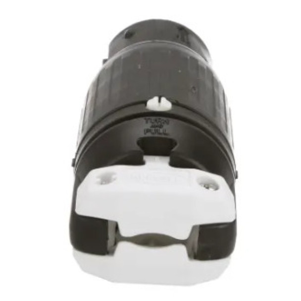 Hubbell Wiring Device-Kellems CS8164C Locking Connector (Black, White, 480VAC, 50A, 3P, 4W)