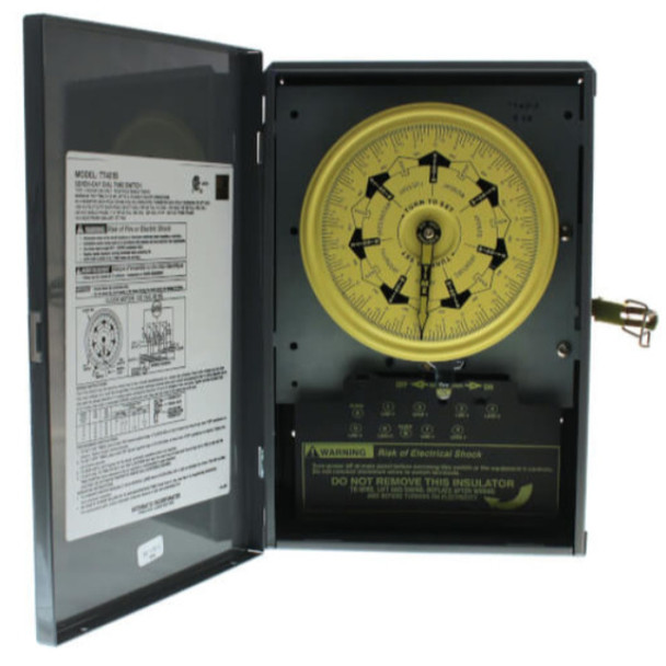 Intermatic T7401B Mechanical Timer (120VAC, 40A, 2hp)