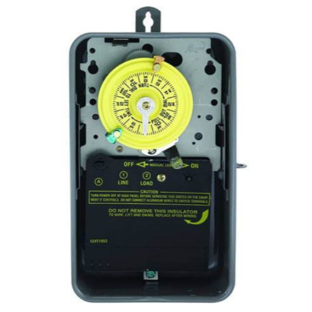 Intermatic T101R Mechanical Timer (120VAC, 40A, 2hp)