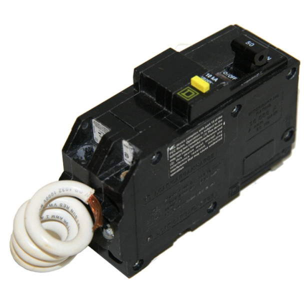 Square D QO250GFI Circuit Breaker (120/240VAC, 50A, 2P)