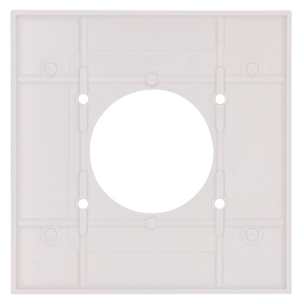 Leviton 80526-W Wall Plate (White, Thermoset Plastic, Gangs: 2)