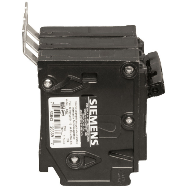 Siemens B320 Circuit Breaker (240VAC, 20A, 3P)