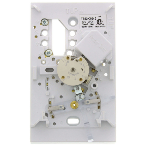 Honeywell T822K1042/U; T822K1042 Thermostat (Premier White, 24v, 35 to 85°F)