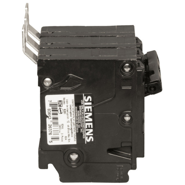 Siemens B360 Circuit Breaker (240VAC, 60A, 3P)