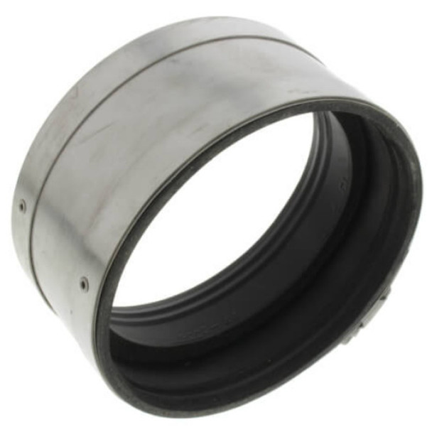 Fernco 3000-44 Coupling (Rubber, Stainless Steel, Chrome, 4in, 4.3PSI, 180°F)