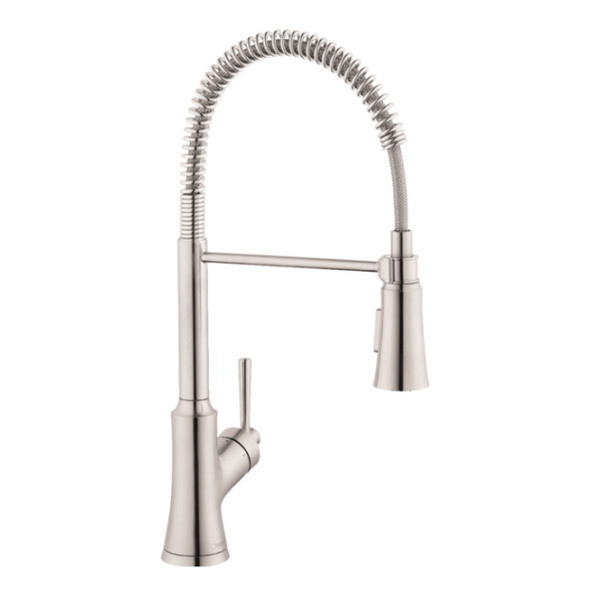 Hansgrohe 04792800 Faucet  (Brass, Steel Optic, 1.75GPM)