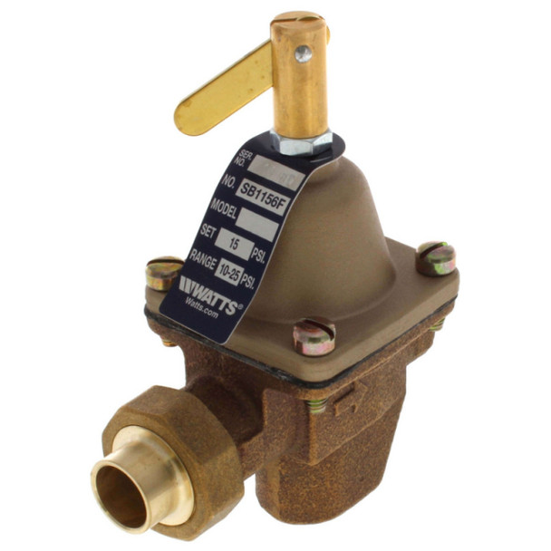 Watts 0386422; SB1156F Pressure Regulating Valve (1/2in)