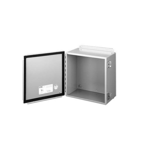 Hoffman Enclosures A808CH Enclosure (Gray, Mild Steel, 6.6lbs, 8 x 8 x 4in)