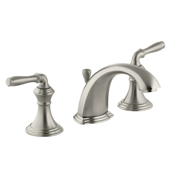 Kohler K-394-4-BN Bathroom Faucet (Metal, Vibrant Brushed Nickel, 1.2GPM)