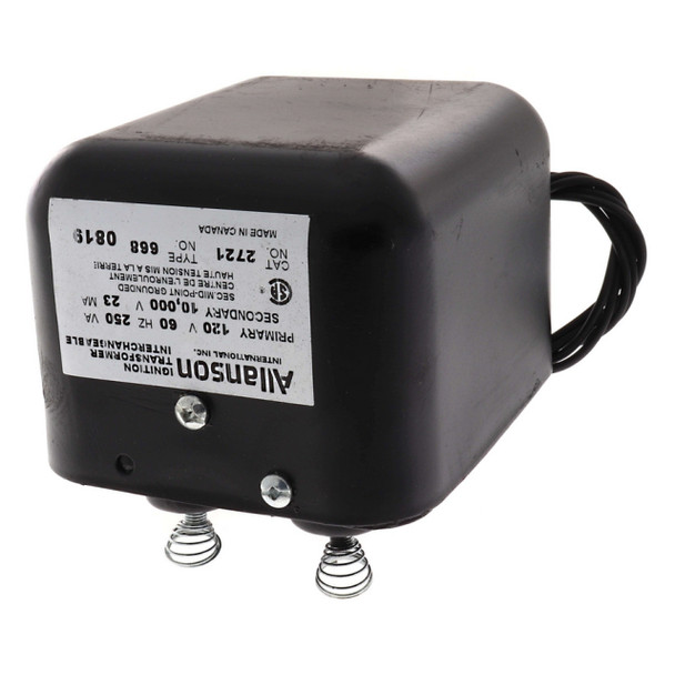 Allanson 2721-668 Ignition Transformer (120v, 60Hz, 4 Mounting Holes in Plate)