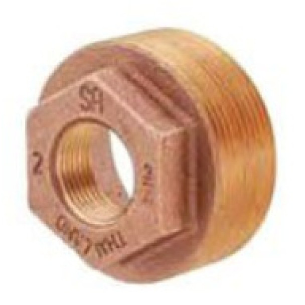 Matco-Norca B-BU0201LF Bushing (Brass, 3/8 x 1/4in, Lead Free)