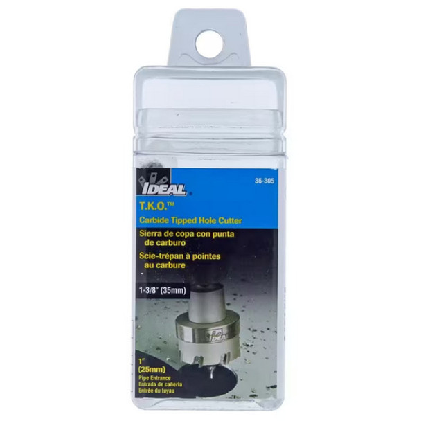 Ideal Industries 36-305 Hole Cutter (Carbide, 1-3/8in)