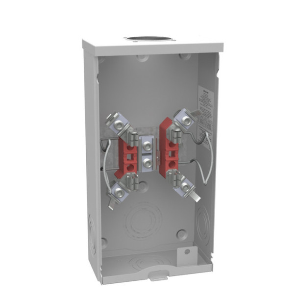 Milbank U7021-RL-TG-KK-BLG Meter socket (600VAC, 200A, 4.13 x 8 x 15.5in)